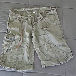 YMI Olive Green Cargo Capris